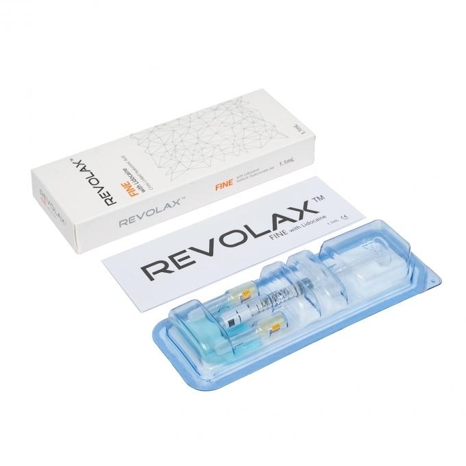 Revolax Dermal Filler Hyaluronic Acid Filler με διάρκεια 6-12 μηνών Διασταυρούμενης Σύνδεσης HA και μη ζωικής προέλευσης