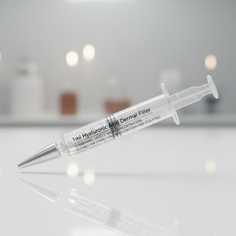 1 ml δερματικό γεμιστήρα υαλουρονικού οξέος που συνδυάζει ασφάλεια υψηλής συγκέντρωσης κατάλληλο για το χείλος του ποδιού, το χείλος της μύτης και τη γλυπτική