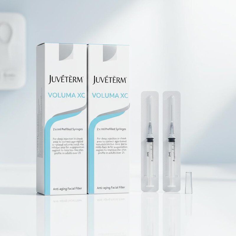 Όγκος 2 φορές 1ml Juvederm Voluma Filler Αντιγηραντικό Facial Filler για ενίσχυση όγκου στο μέσο πρόσωπο και βελτιωμένα περιγράμματα προσώπου