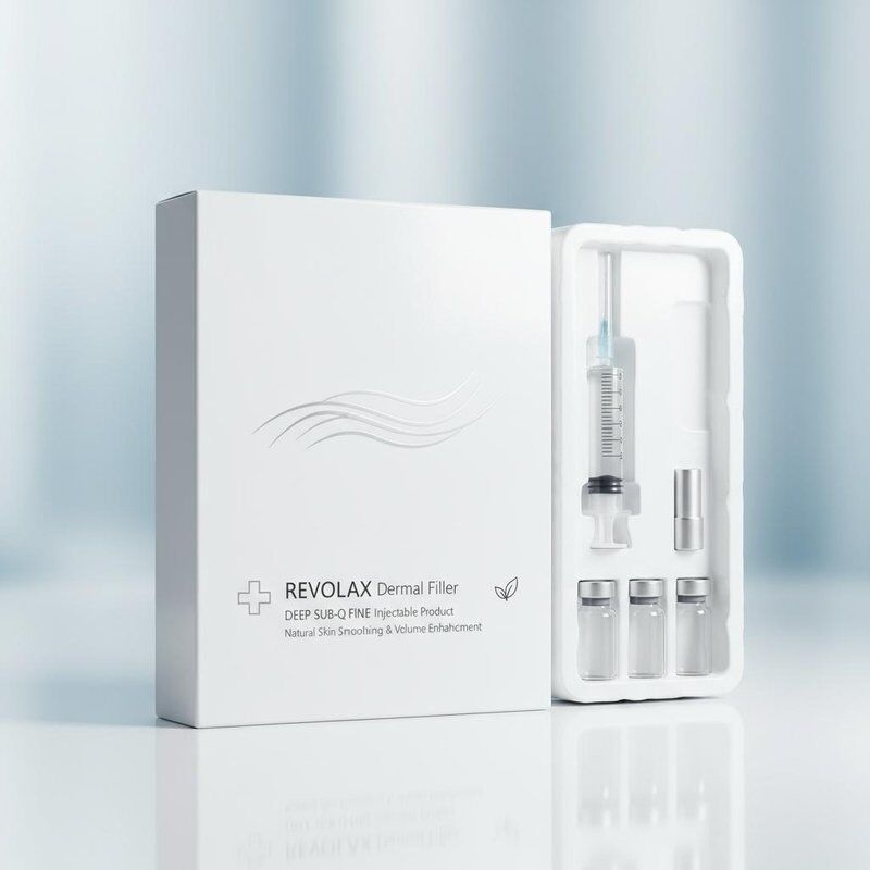 Αντιγήρανση Revolax Dermal Filler Deep Sub- q Υψηλή ενέσιμη συσκευή OEM για φυσική εξομάλυνση του δέρματος και αύξηση του όγκου
