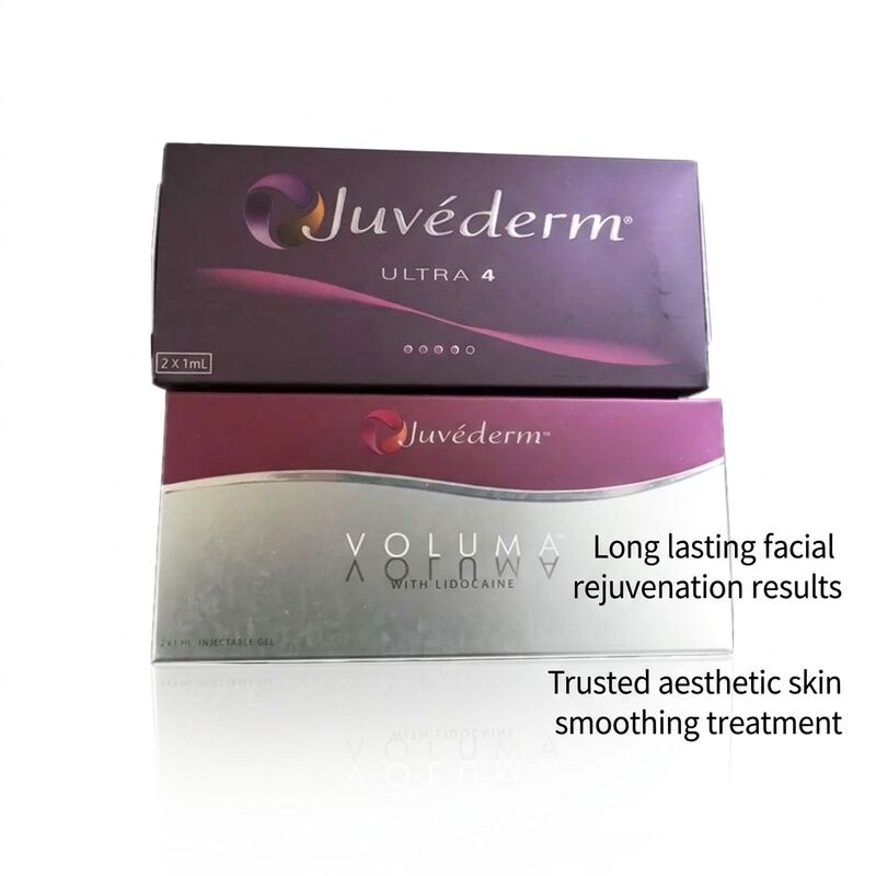 Γέλιο Juvederm Dermal Filler 1ml Σύριγγα Τοποθεσία ενέσεως προσώπου Ιδανικό για διαδικασίες αναζωογόνησης προσώπου και αποκατάστασης όγκου