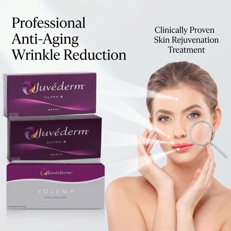 Πρόσωπη Ένεση Juvederm Dermal Filler Μακροζωία 9-12 μηνών Ultra3 Ultra4 Όγκος Ιδανικός για βελτίωση του περίγραμμα του προσώπου