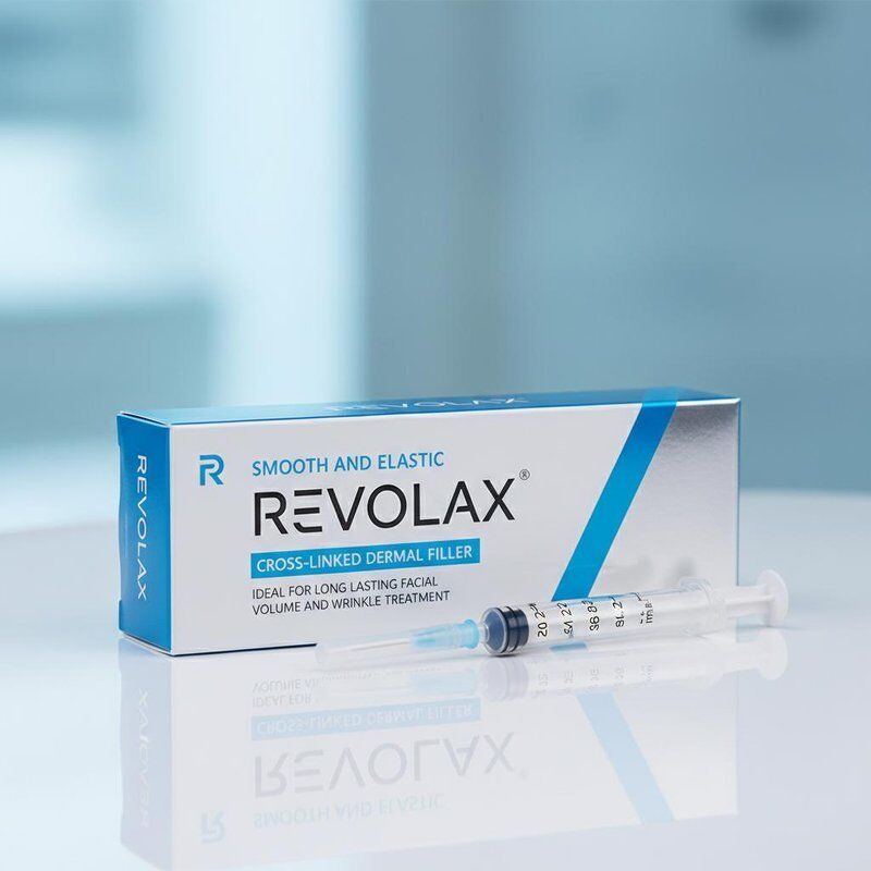 Απαλό και ελαστικό δερματικό γεμιστήρα Revolax με διασταυρούμενο δερματικό γεμιστήρα ιδανικό για μακροχρόνιο όγκο προσώπου και θεραπεία ρυτίδων