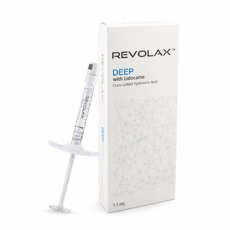 Αποφυγή παγετού Revolax Ενέσιμο Δερματικό Υλικό Fine Deep Sub Q Συγκέντρωση 20 mg ανά mL Ενέσιμο για Βαθιά Ενίσχυση Όγκου Προσώπου και Θεραπεία Ρυτίδων