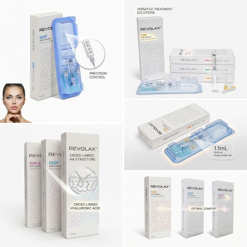 Revolax Deep Filler για τα Μάγουλα Μονοφασικό Υαλουρονικό Οξύ Δερμικό Filler 1.1ml για Αύξηση του Όγκου των Μάγουλων